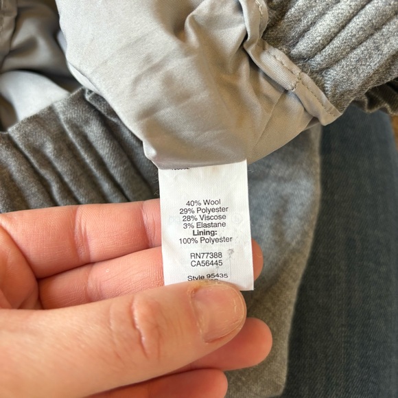 J. Crew Wool sidewalk skirt gray‎ womens 0 - Picture 3 of 7